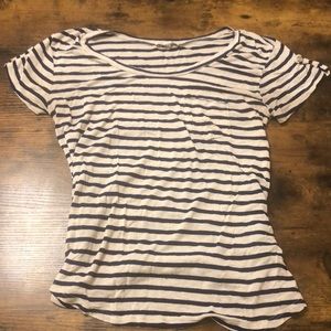 Striped short sleeve